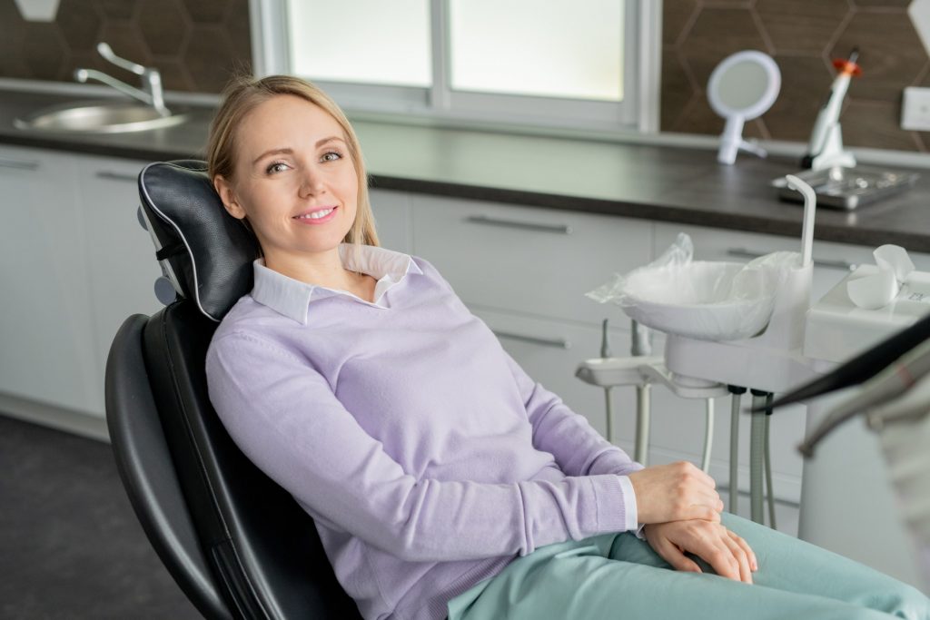 Female Patient of Contemporary Dentistry