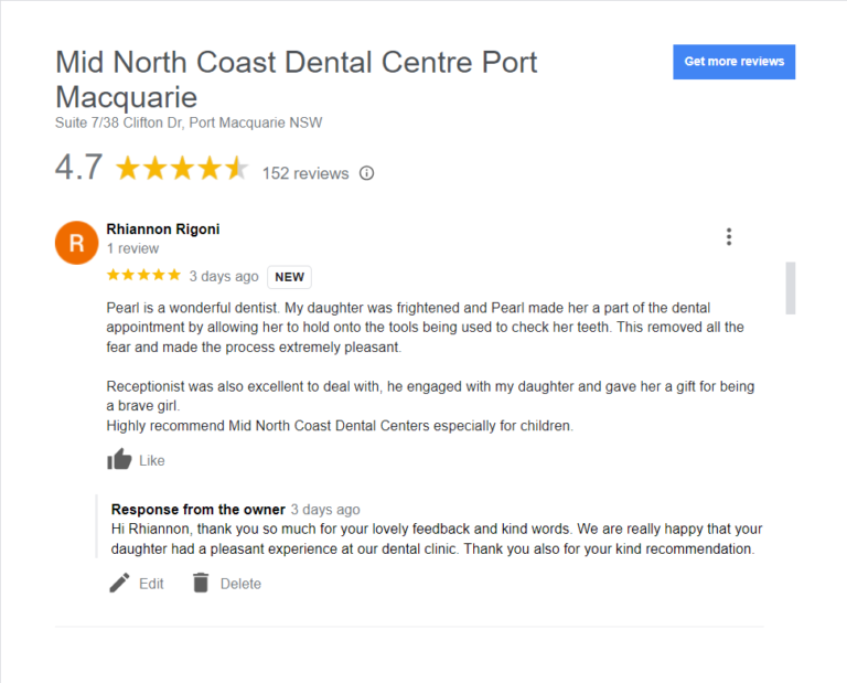 Mid North Coast Dental Centre Port Macquarie Screenshot Review